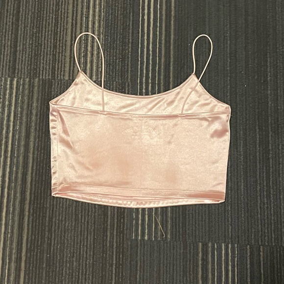 Satin Crop Top - Picture 2 of 2